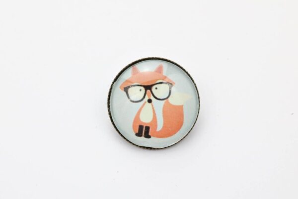 Lis Hipster // Broszka