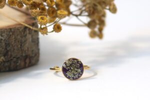 Marchew fiolet - średnie oczko g // Pierścionek