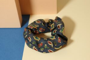 Granat paisley // Frotka jedwabna