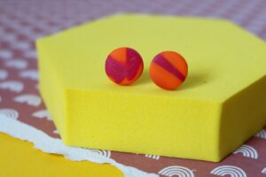 Dropsy orange II // Kolczyki