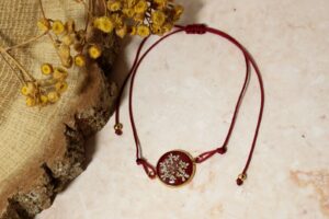 Marchew bordo II oczko g // Bransoletka