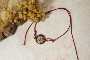 Marchew bordo I oczko // Bransoletka