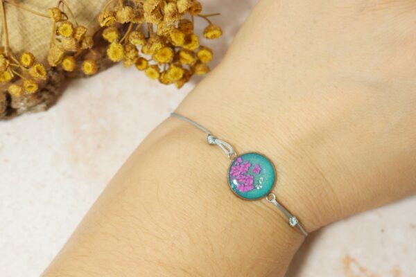 Marchew turkusowe oczko // Bransoletka