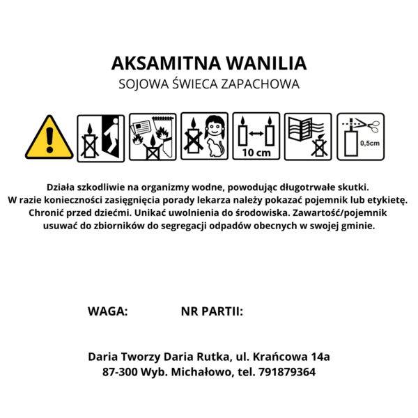 Aksamitna wanilia // Świeczka
