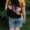 plecak-czarny-patchwork (2) Czarny patchwork // Plecak - torba