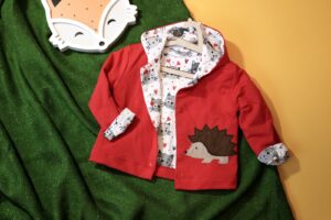 Dwustronna bluza z jeżem (80 cm)