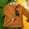 Bluza dwustronna z kotem (122 cm)