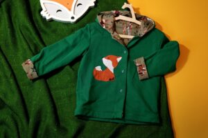 Bluza dwustronna z lisem (98 cm)