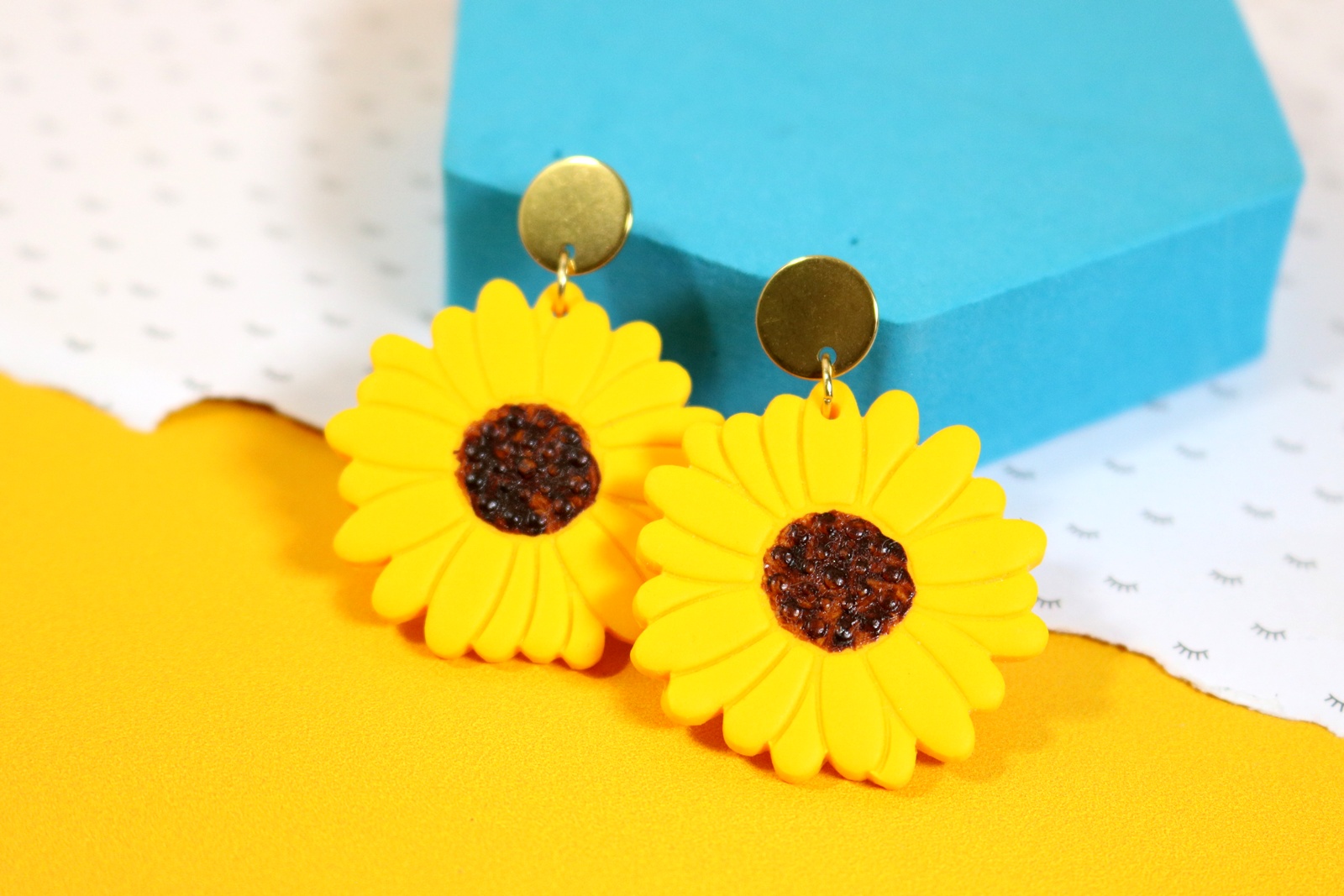 Słoneczniki // Kolczyki