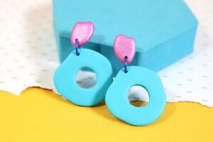 Turkus donuts // Kolczyki