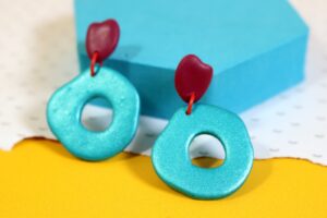 Turkus donuts II // Kolczyki