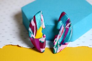 Colors crescent // Kolczyki
