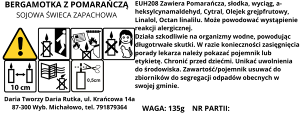 Bergamotka z pomarańczą // Świeczka