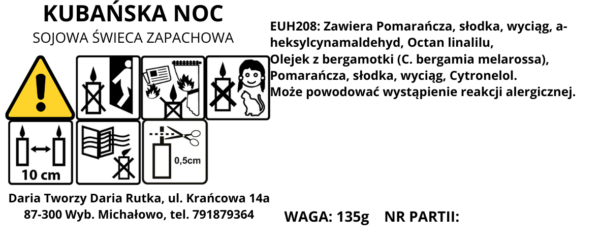 Kubańska noc // Świeczka