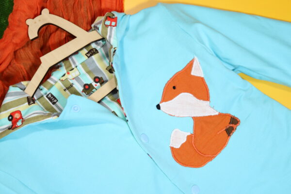 Bluza dwustronna z lisem (92 cm)
