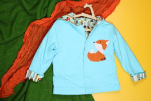Bluza dwustronna z lisem (92 cm)