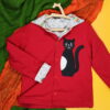 Bluza dwustronna z kotem (116 cm)