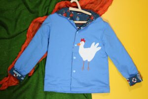Bluza dwustronna z kurą (116 cm)
