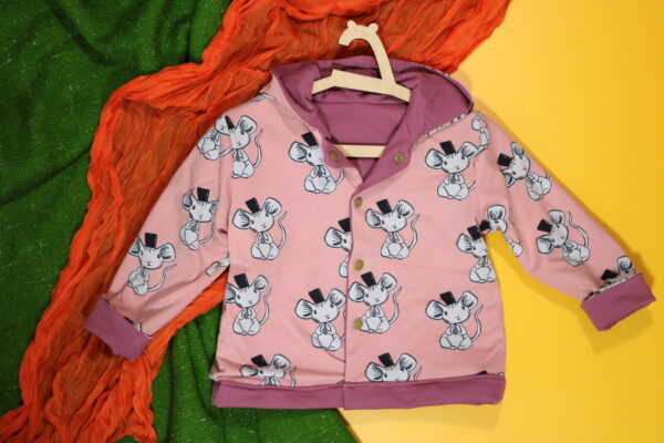 bluza-rozowa-krolik-802 Bluza dwustronna z królikiem (80 cm)