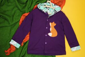 Bluza dwustronna z lisem (122 cm)