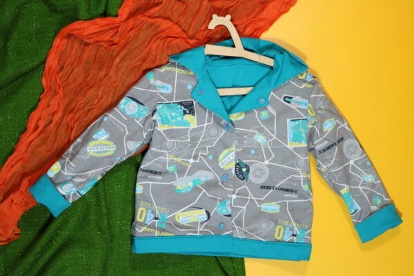 Bluza dwustronna z wiewiórką (86 cm)