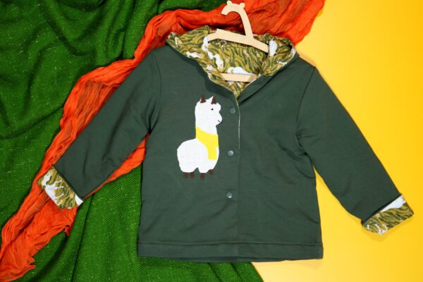 Bluza dwustronna z alpaką (98 cm)