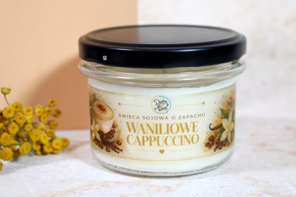 Waniliowe cappucino // Świeczka